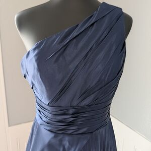 Source Unknown Midnight Blue One-Shoulder Maxi Dress